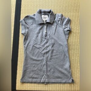 Abercrombie & Fitch Women's Gray Polo (L)